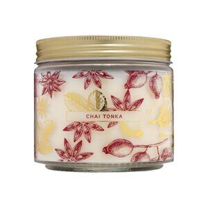Bellevue Luxury Candle Soyblend Chai Tonka NWT